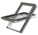 Okno dachowe PVC FAKRO PTP-V U41 GREENVIEW z nawiewnikiem