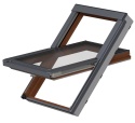 Okno dachowe PVC FAKRO PTP-V U41 GREENVIEW z nawiewnikiem