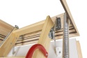 Schody strychowe FAKRO LWT 55x100/280 | U=0,51 W/m²K | klapa 8 cm | drewniane | energooszczędne