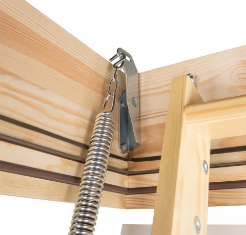 Schody strychowe FAKRO LWT 55x100/280 | U=0,51 W/m²K | klapa 8 cm | drewniane | energooszczędne