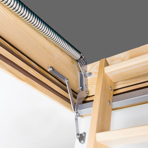 Schody strychowe ognioodporne FAKRO LWF 60x120 EI-60