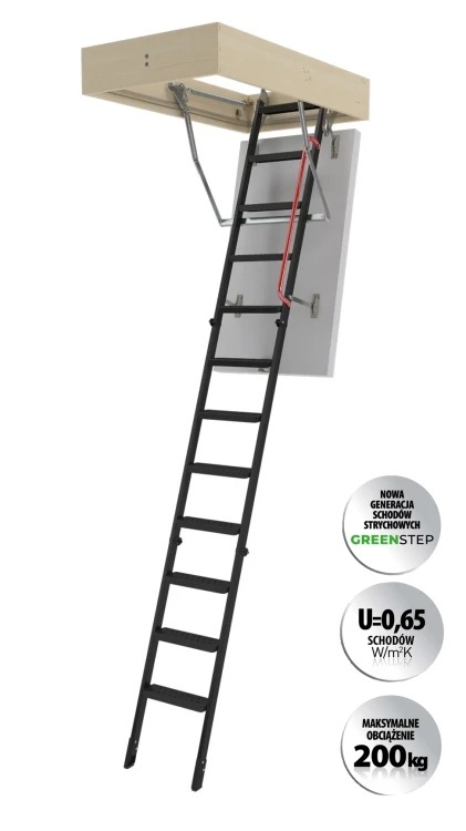 Schody Strychowe FAKRO GREENSTEP LME Energy Efficient 60x120/280