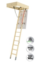 Schody strychowe FAKRO LWE Energy Efficient 60x120/280