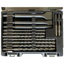 Zestaw 12szt. wierteł i dłut do betonu SDS+, F4 Forte, KIT-12, Alpen [0000500112100]