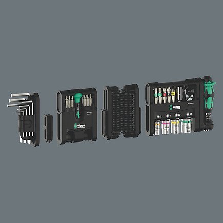 Zestaw 50szt kluczy, końcówek i nasadek 1/4'' Tool-Check Modular Set 1 WERA [05049020001]
