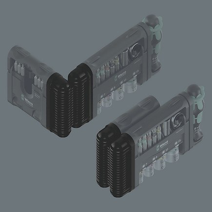 Zestaw 50szt kluczy, końcówek i nasadek 1/4'' Tool-Check Modular Set 1 WERA [05049020001]