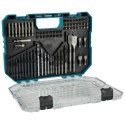 Zestaw 75 szt. końcówek 1/4" i wierteł do drewna, metalu i betonu, Makita [E-15126]