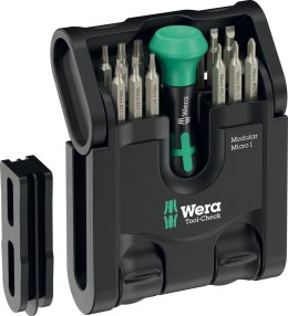 21szt. końcówek 1/4'' Tool-Check Modular Micro 1 WERA [05049002001]