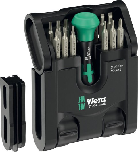 21szt. końcówek 1/4'' Tool-Check Modular Micro 1 WERA [05049002001]