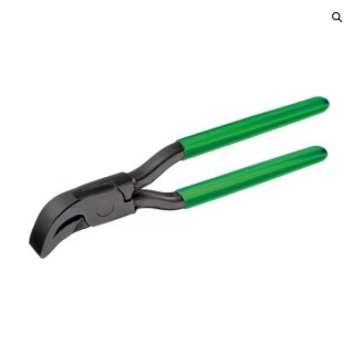 FREUND wąskie kleszcze do blachy 18 mm - wygięte 45° 01094018