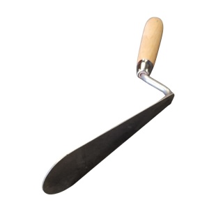 Kielnia Dekarska Szeroka TITAN 160 mm - Drewniana Rękojeść, Stal Nierdzewna