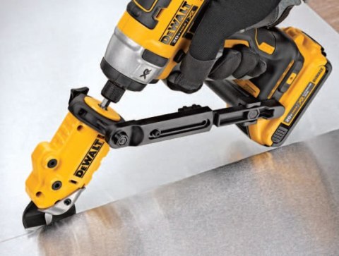 Nożyce do blachy do metalu dekarskie mechaniczne nakładka na wkrętarkę, zakrętarkę DeWalt DT70620-QZ