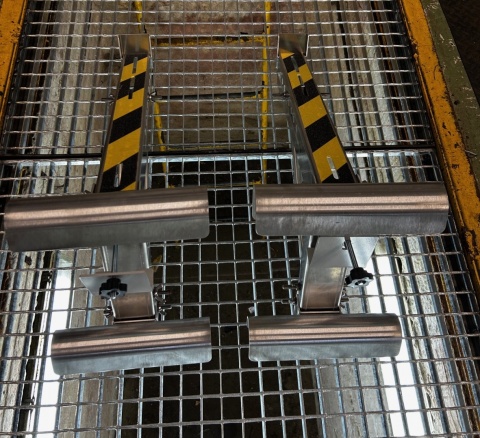 Podest wspornik dystansowy do drabin AW-1 aluminiowy (3szt.) Tiger Tools