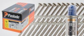 Paslode Nailscrew 2,8 × 50 mm ocynkowane z gazem IM90Ci (model 142100)