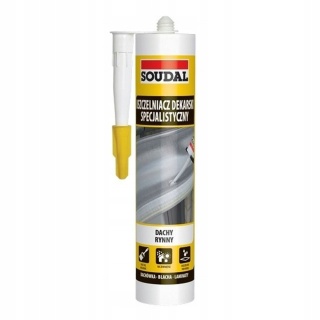 SOUDAL silikon dekarski brązowy 280 ml – Uszczelniacz bitumiczny dachowy
