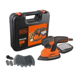 Szlifierka oscylacyjna, ''myszka'', 120W, BLACK+DECKER [KA2500K-QS]