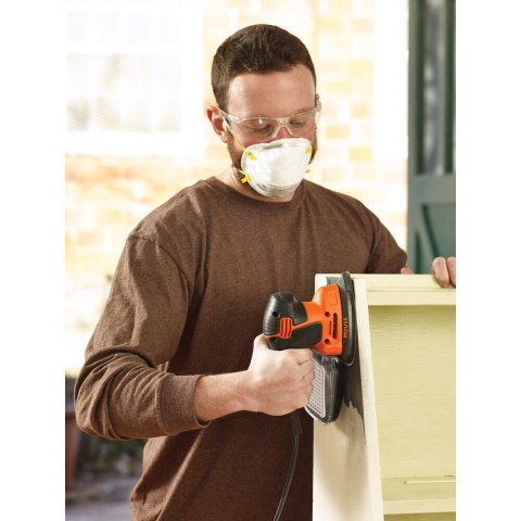 Szlifierka oscylacyjna, ''myszka'', 120W, BLACK+DECKER [KA2500K-QS]
