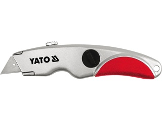 YATO NÓŻ YT-7520 NOŻYK Z OSTRZEM TRAPEZOWYM + OSTRZA ZAPASOWE