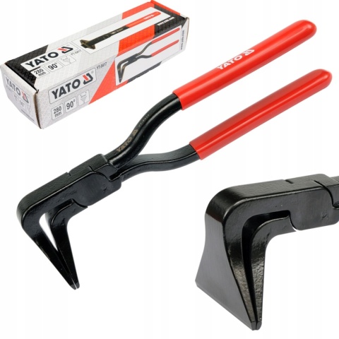 Yato Kleszcze cęgi dekarskie do gięcia blach blacharskie - odgięte 90°, 280mm