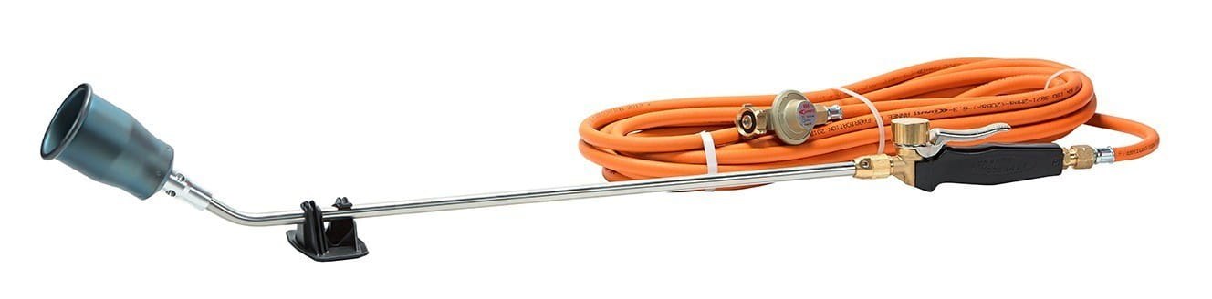 Express zestaw tytanowy 100kW palnik dekarski 6213R1 obrotowy, kielich 60mm, lanca 600mm, do papy, obrotowy